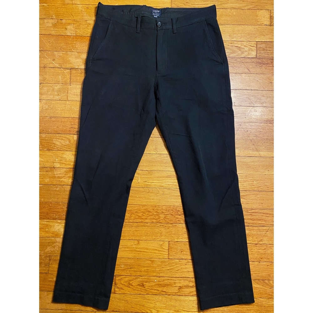 J.Crew The Sutton Chino Pant black herringbone